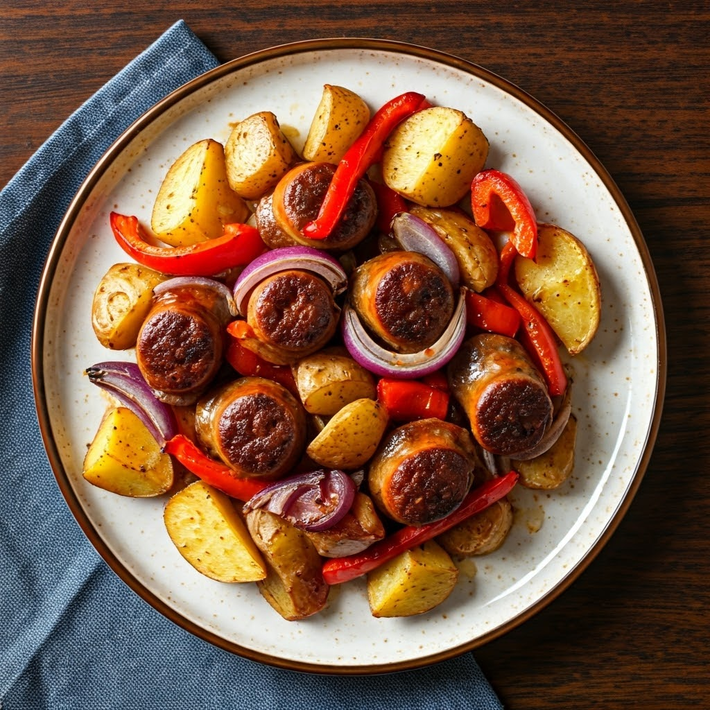 Sheet Pan Italian Sausage and Vegetables