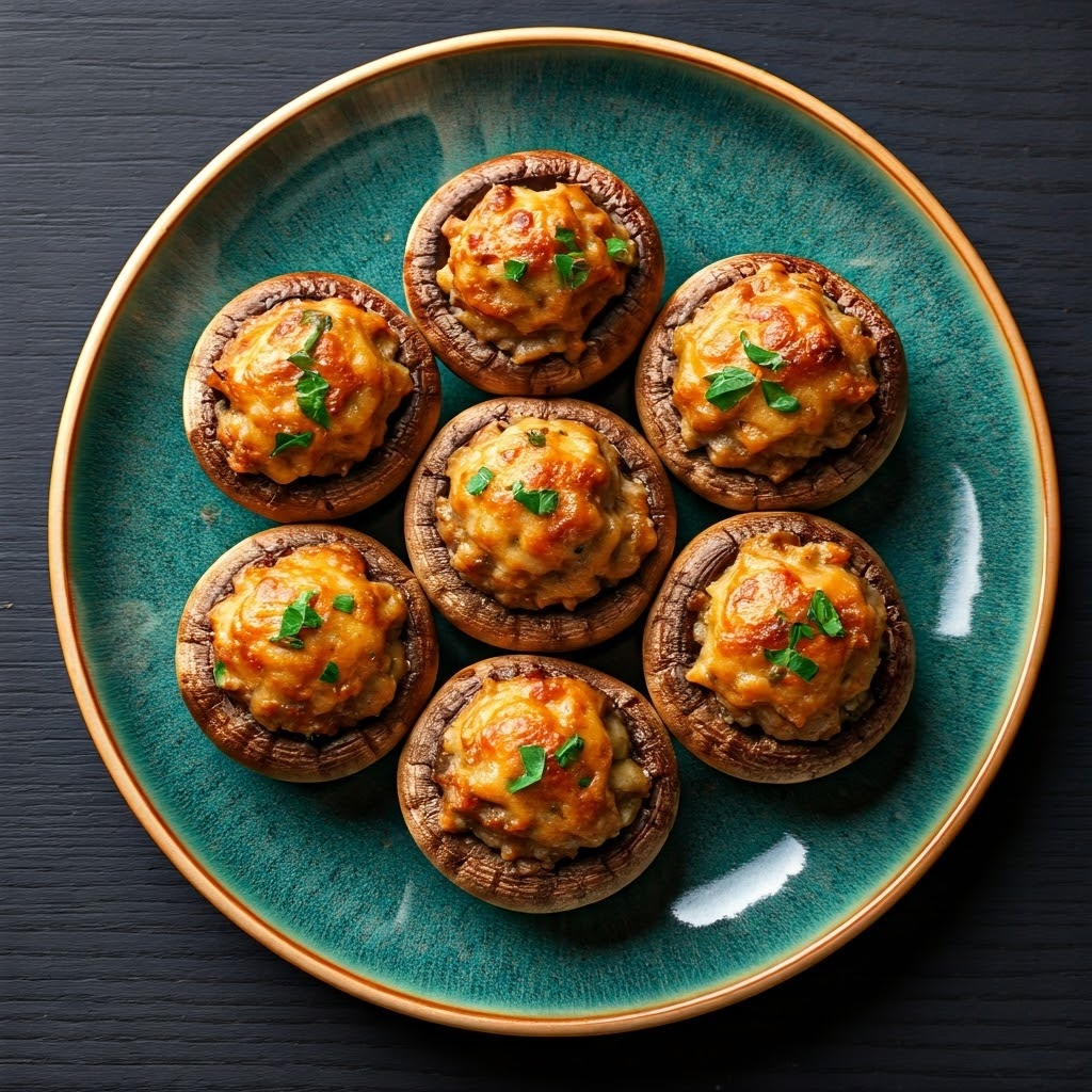Sausage Stuffed Mushrooms