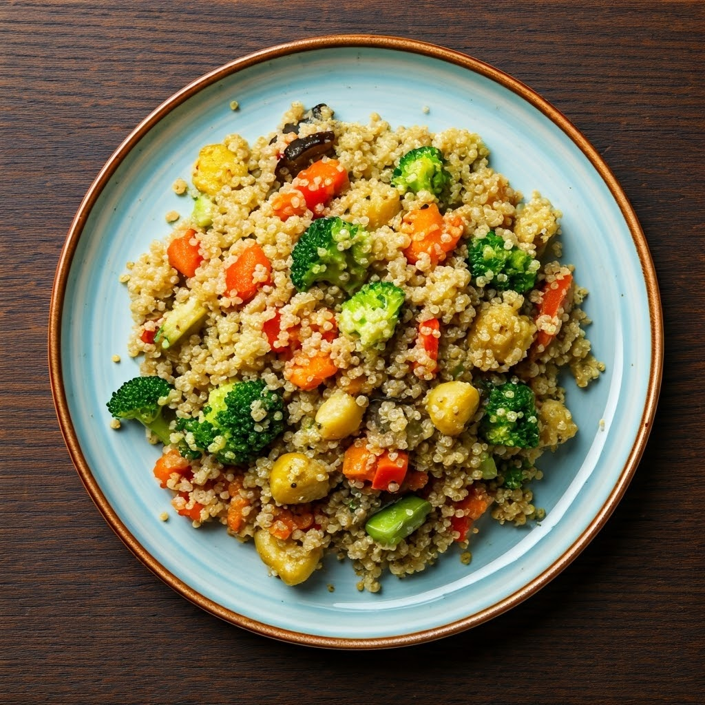 Roasted Vegetable Quinoa Salad