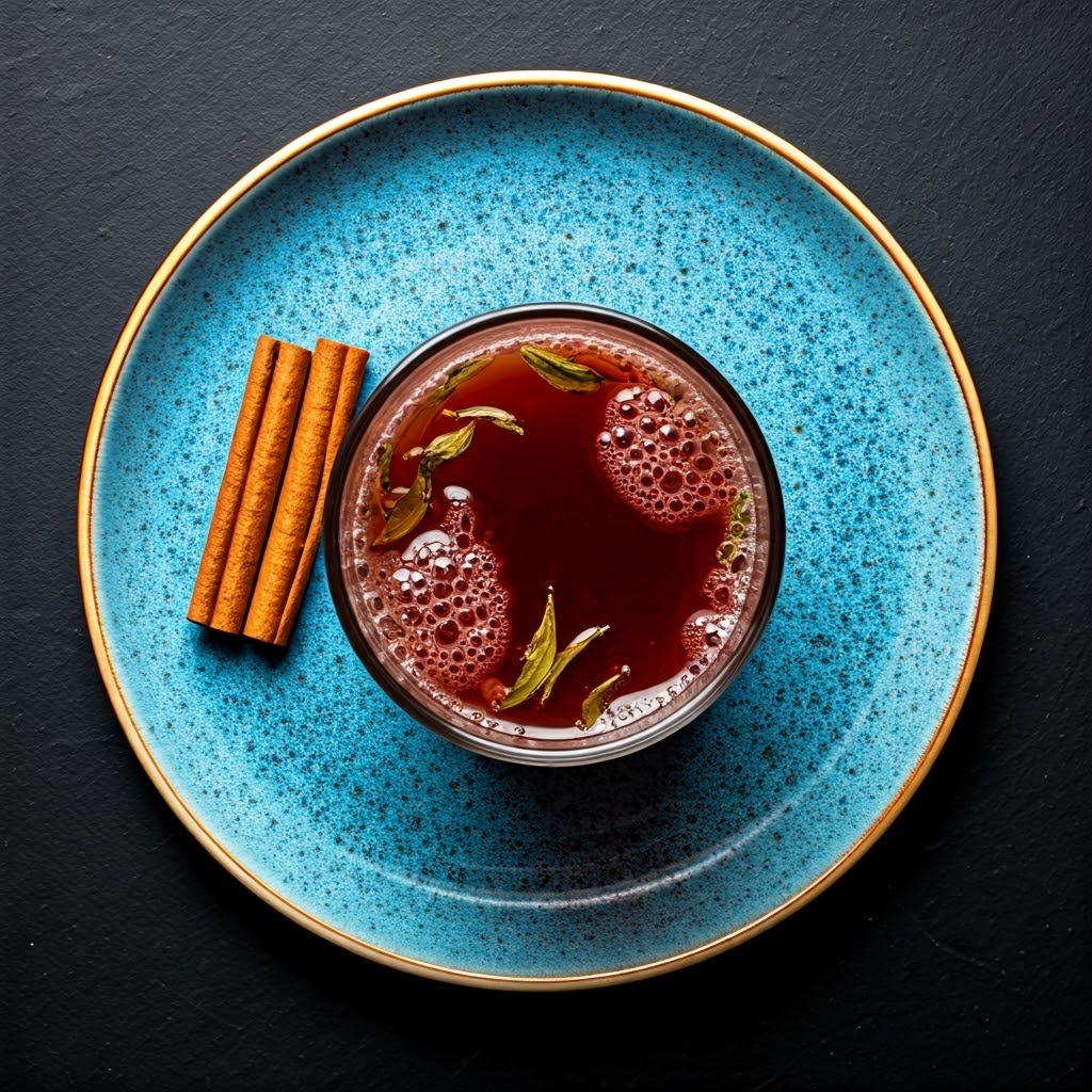 Spiced Hot Toddy with Tea