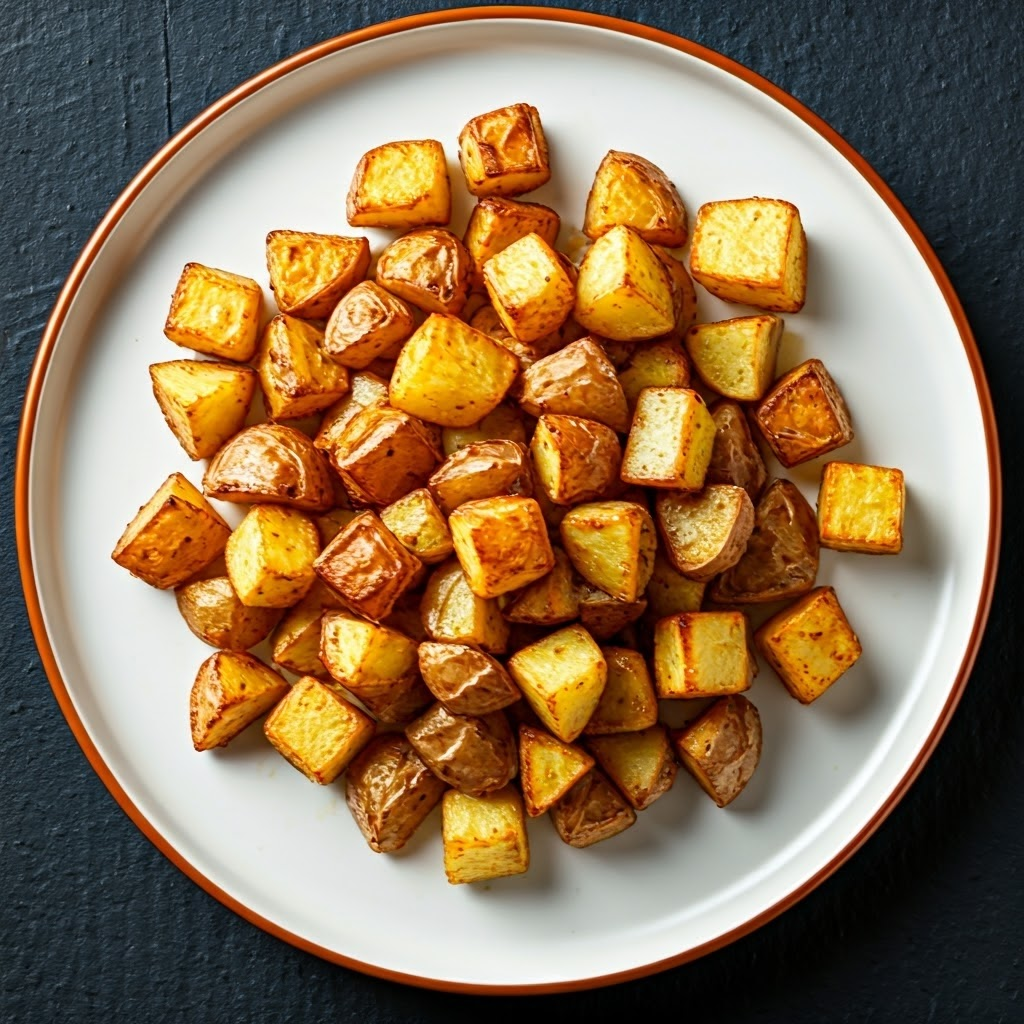Stovetop Inch Cubed Potatoes