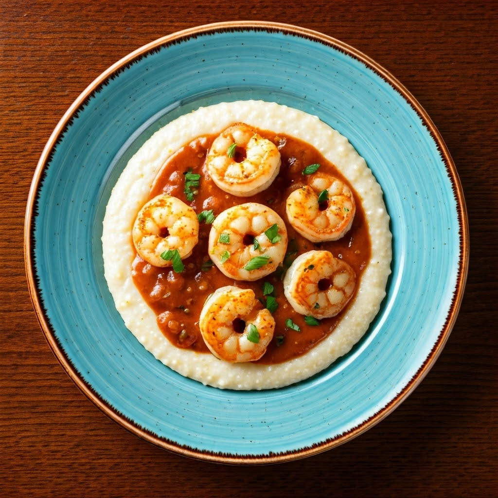 Cajun Shrimp and Grits