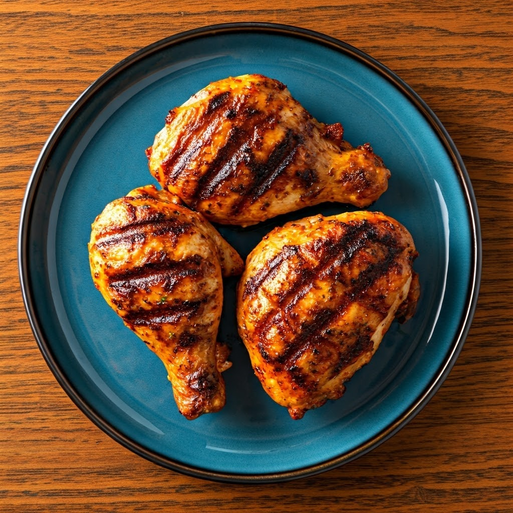 Grilled Chicken with Medium Spices
