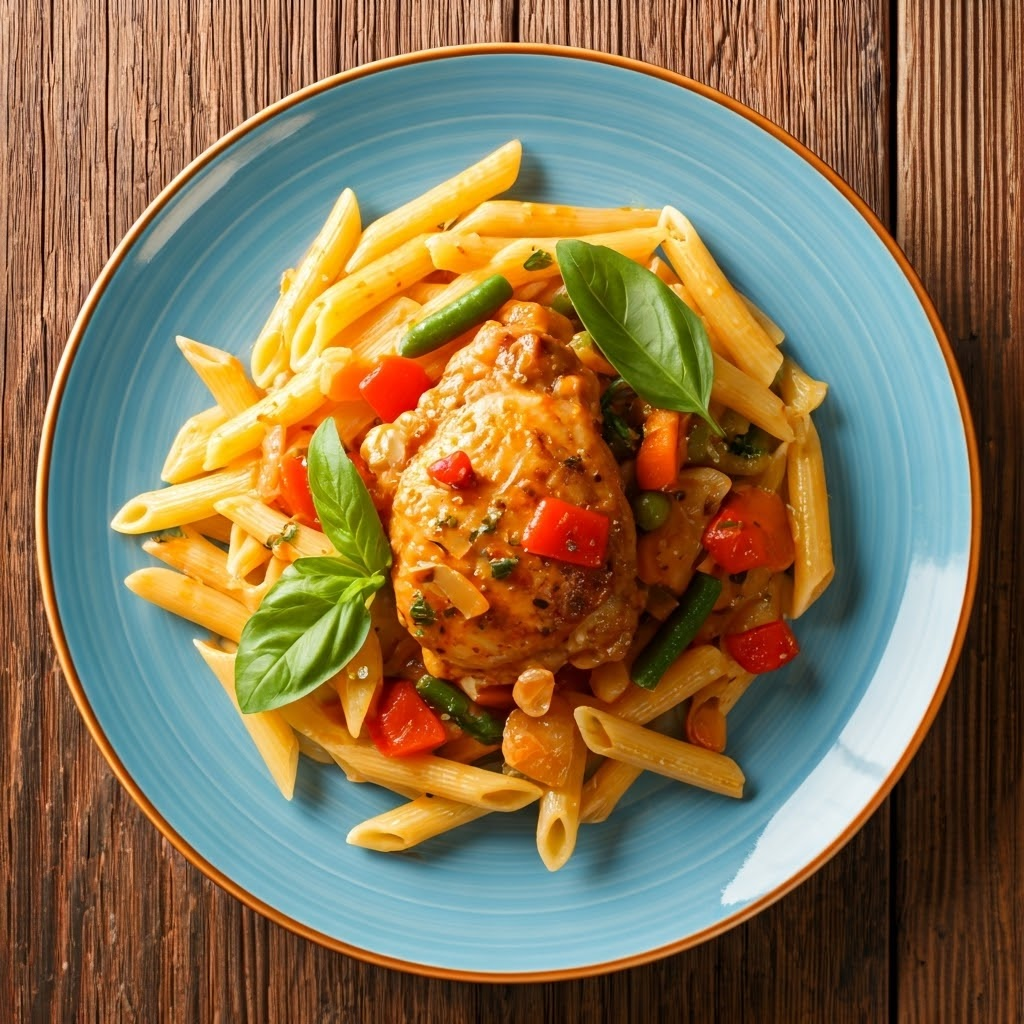 Italian Chicken and Pasta with Vegetables