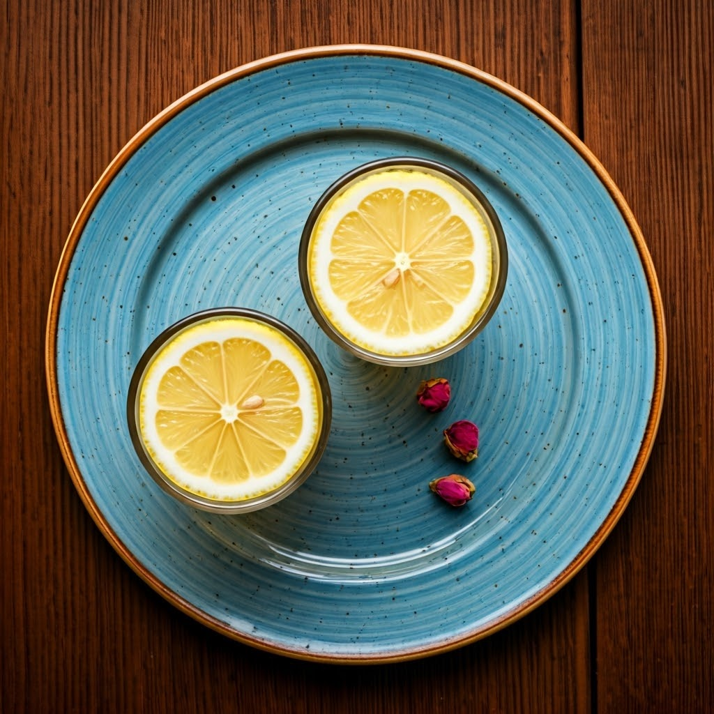Lemon Honey Rosewater Beverage