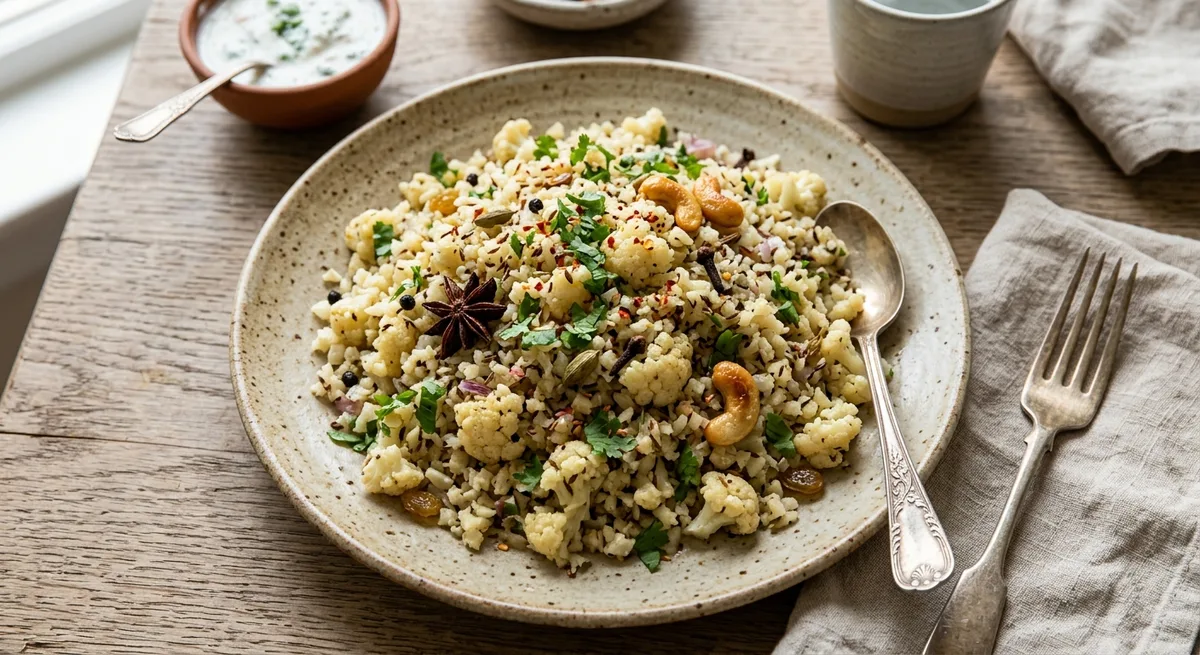 Jeera Cauliflower Pilaf