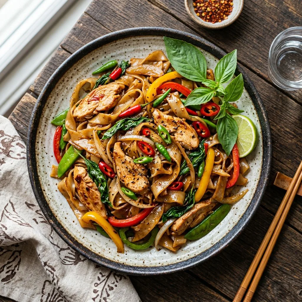 Drunken Noodles (Pad Kee Mao)