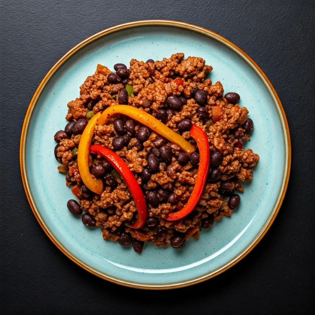 Hearty Beef & Black Bean Skillet