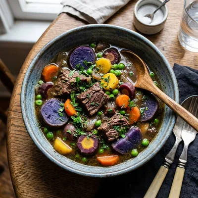 Braised Beef and Jewel-toned Root Vegetables