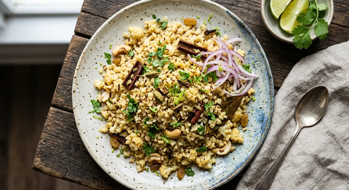 Fragrant Jeera Cauliflower Pilaf