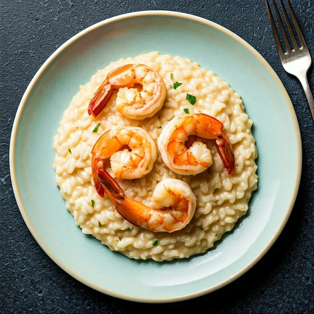 Creamy Shrimp Scampi Risotto