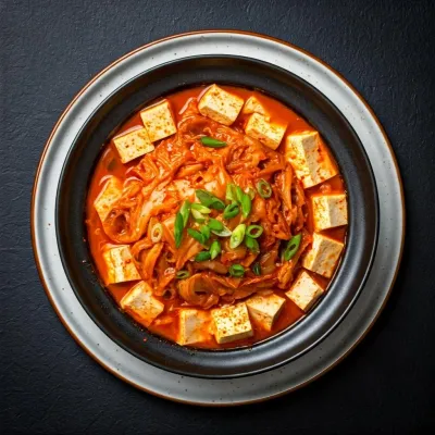 Spicy Pork and Tofu Kimchi Jjigae