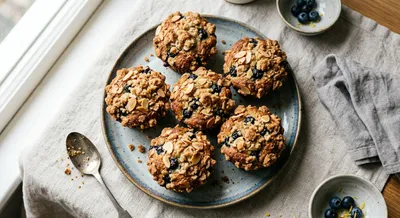 Brown Butter & Wild Blueberry Patisserie Muffins