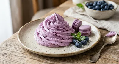 Super Airy Blueberry Jam Mousse Filling