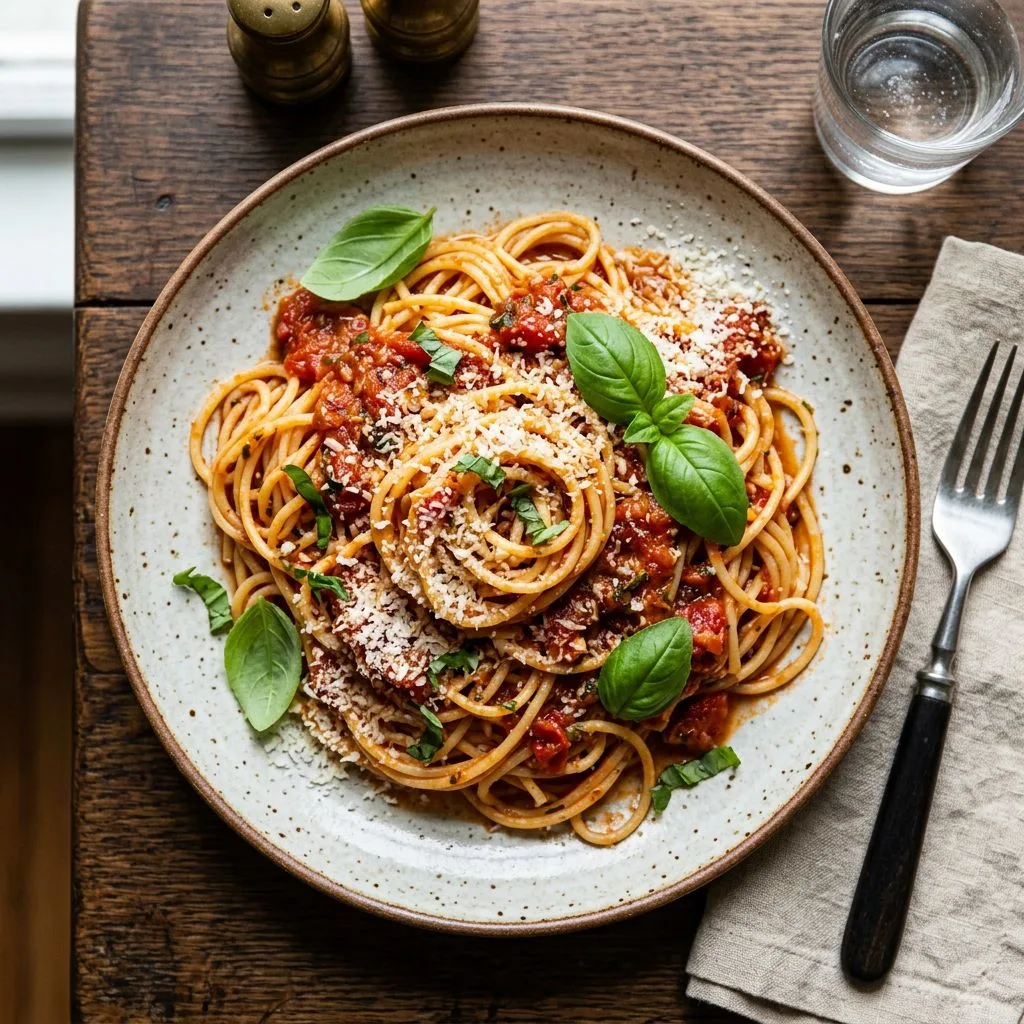 Classic Spaghetti Marinara