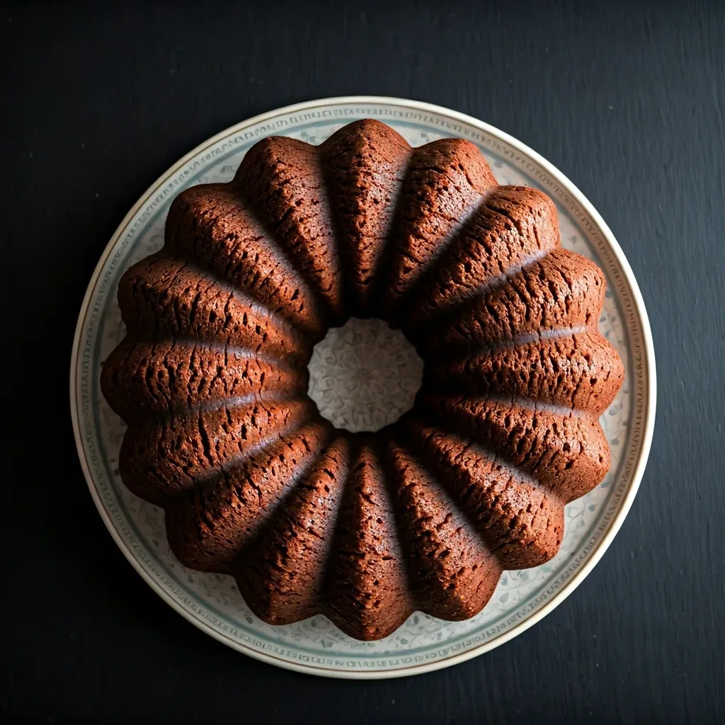 Chocolate Bundt Cake with Coconut Macaroon Filling