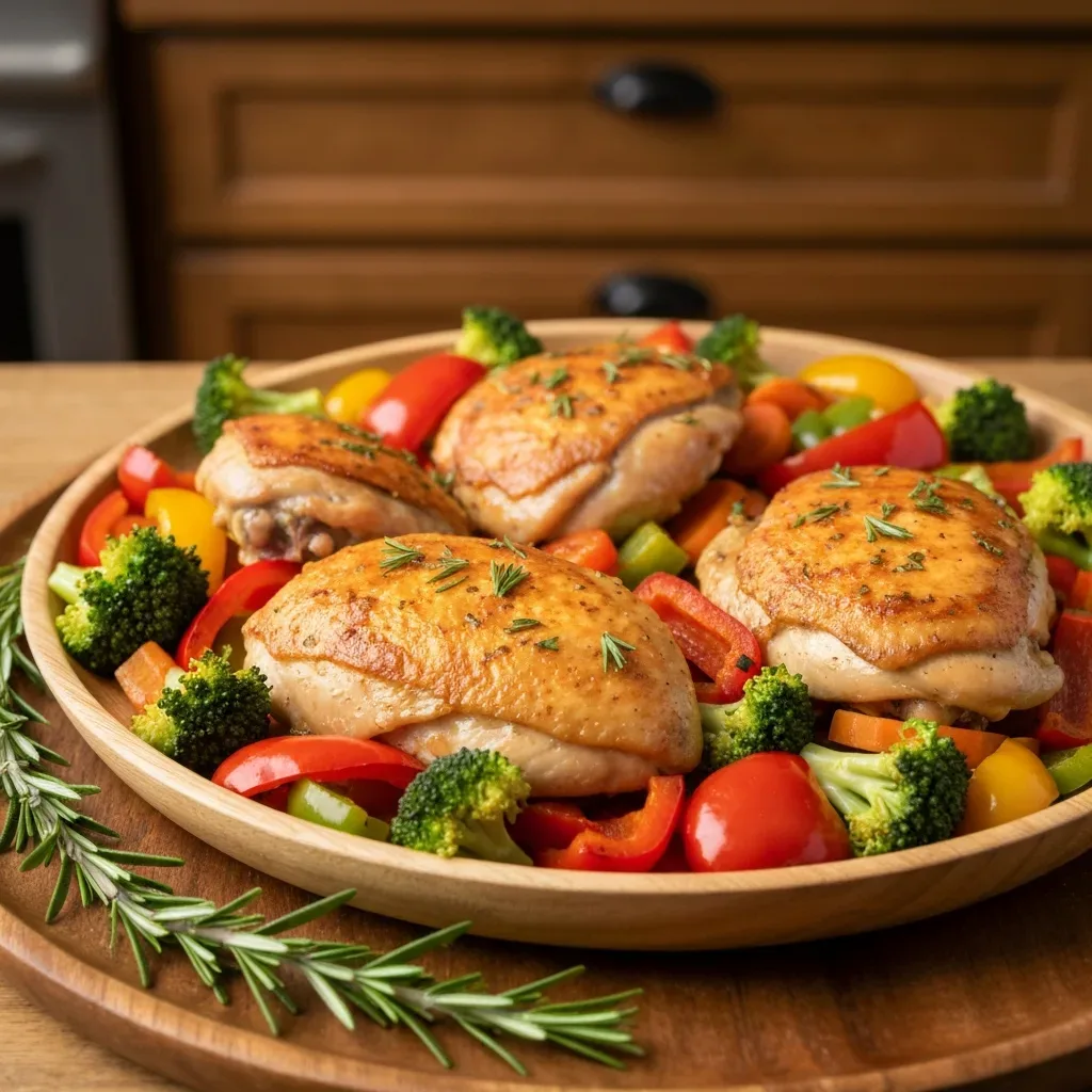One-Pan Roasted Chicken Sausage and Vegetables