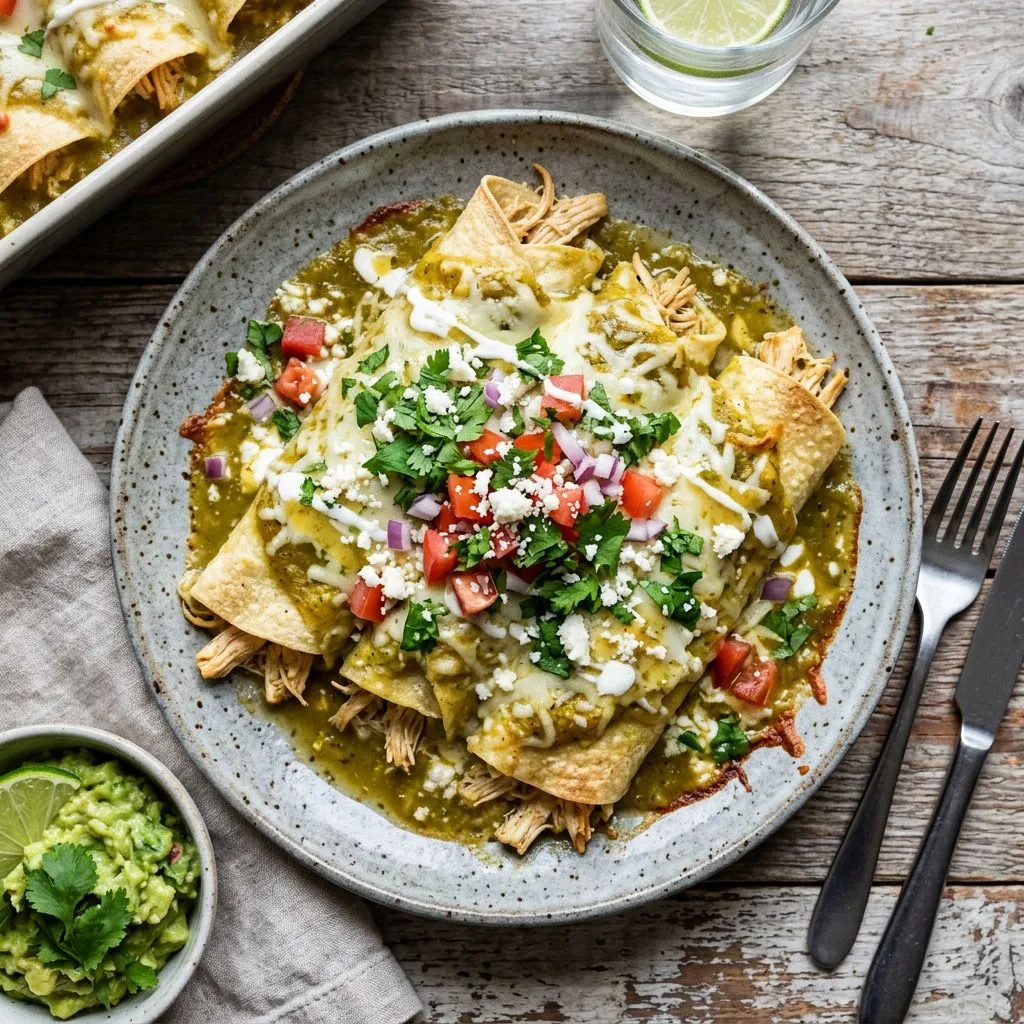 Honey Lime Chicken Enchiladas