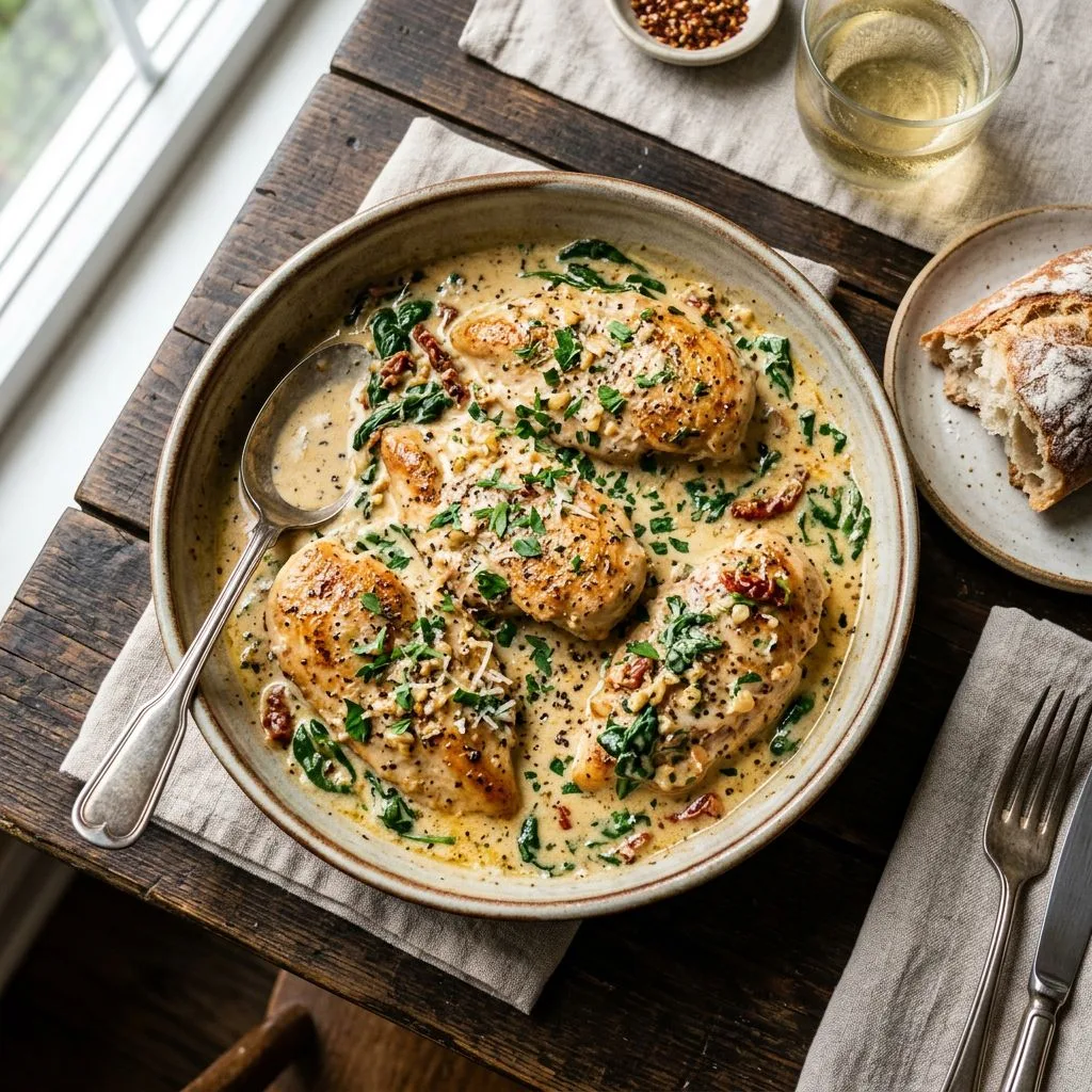 One-Pot Creamy Chicken