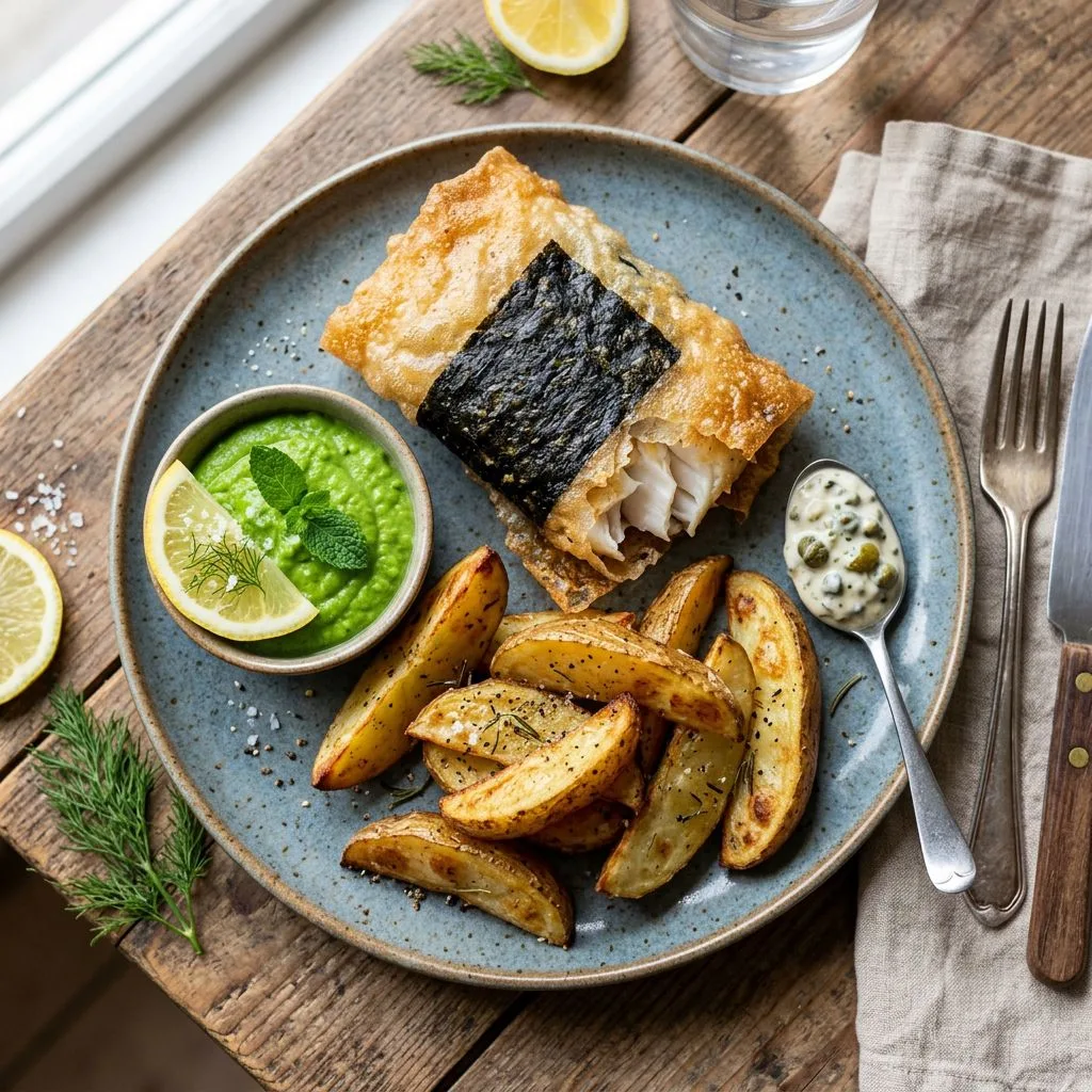 Rice Paper Fish and Chips