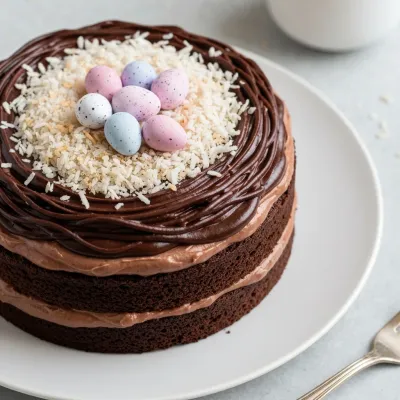 Decadent Chocolate Easter Nest Cake