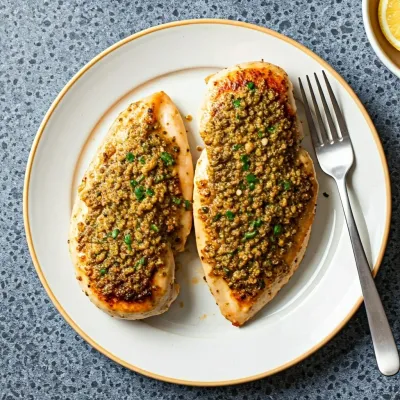 Pan-seared Lemon Herb Chicken Breast