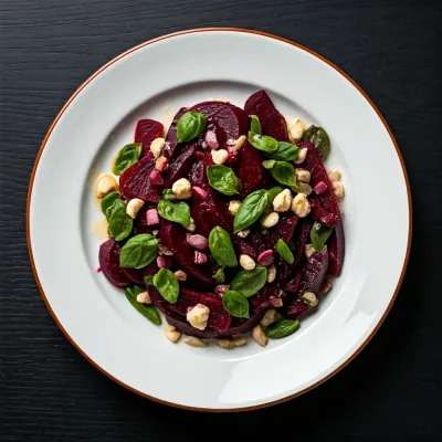Low-calorie Roasted Beet Salad