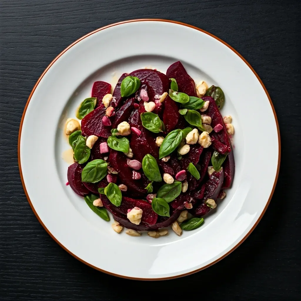 Low-Calorie Roasted Beet Salad